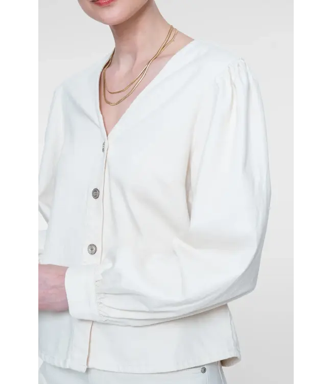 GEISHA BLOUSE (ECRU-OFF WHITE)