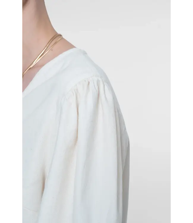 GEISHA BLOUSE (ECRU-OFF WHITE)