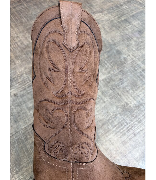 MITCH COWBOY BOOTS (CAMEL)