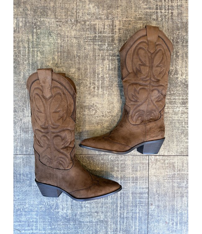MITCH COWBOY BOOTS (CAMEL)