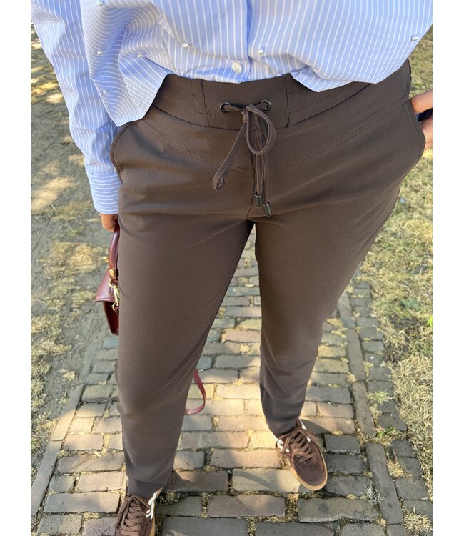 &CO WOMAN BROEK (BRUIN)