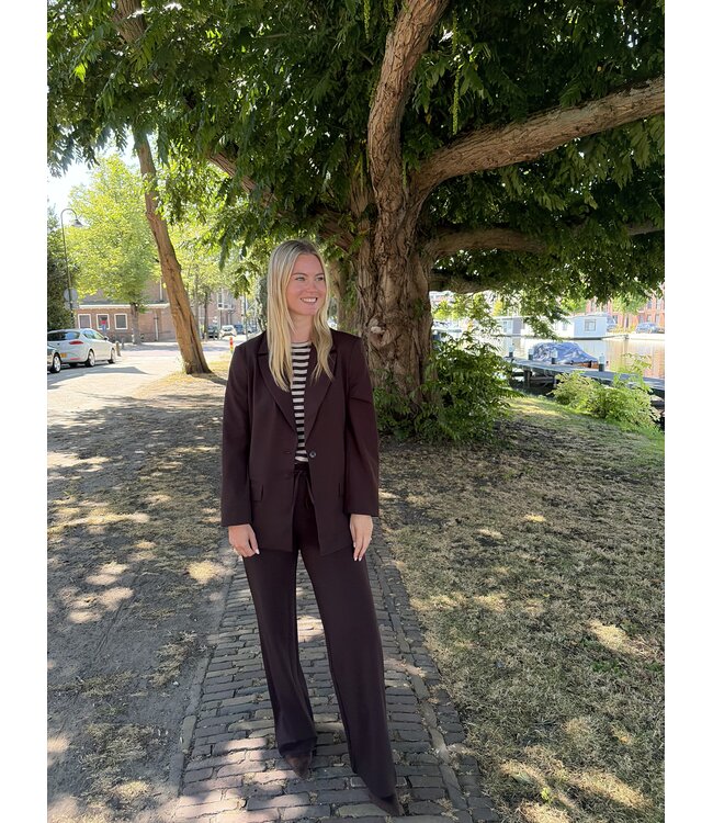 &CO WOMAN BLAZER (BRUIN)