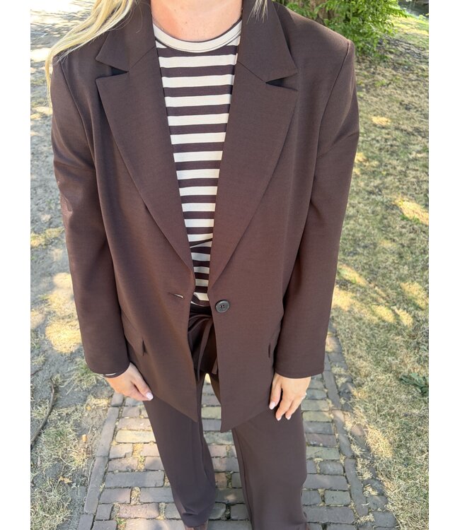 &CO WOMAN BLAZER (BRUIN)