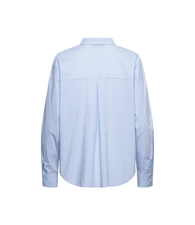 &CO WOMAN BLOUSE (BLAUW COMBI)