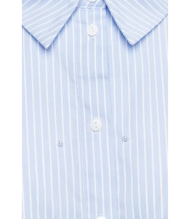 &CO WOMAN BLOUSE (BLAUW COMBI)