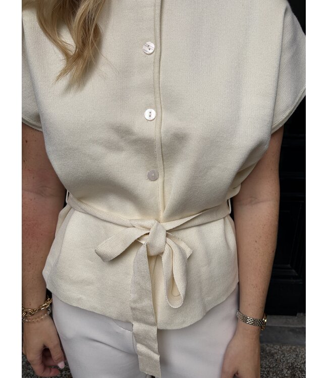 MITCH TOP (ECRU-OFF WHITE)