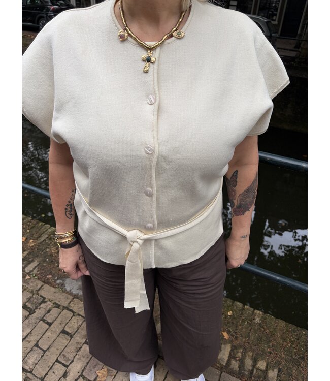 MITCH TOP (ECRU-OFF WHITE)