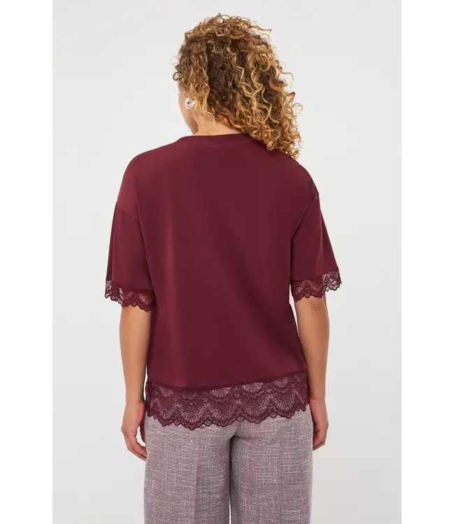 ESQUALO T-SHIRT (BORDEAUX)