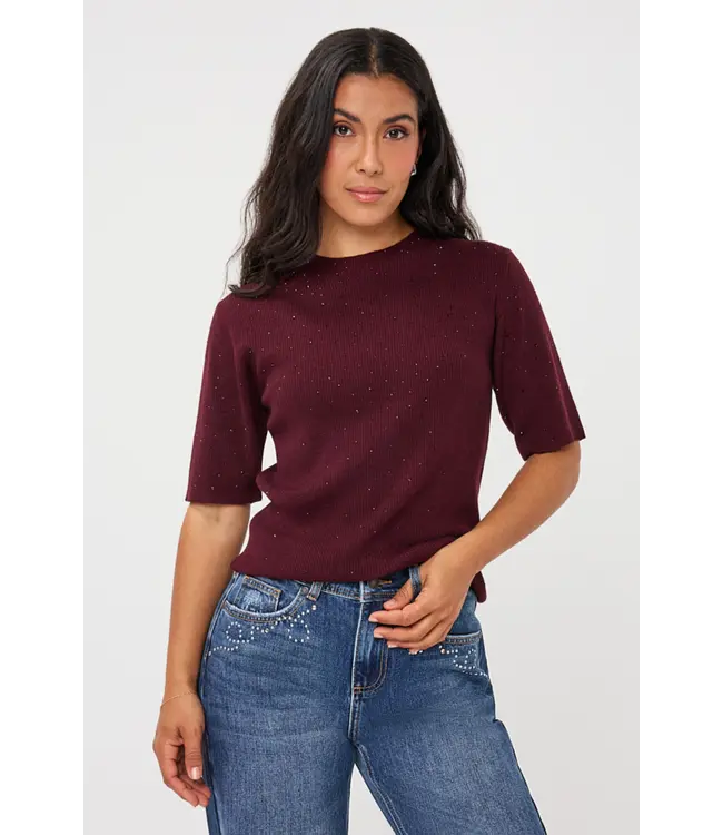 ESQUALO T-SHIRT (BORDEAUX)