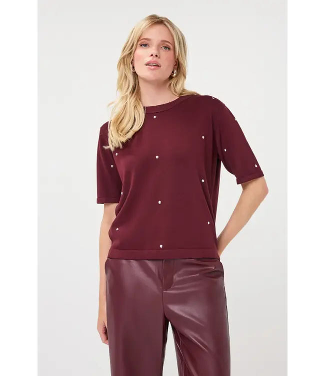 ESQUALO T-SHIRT (BORDEAUX)