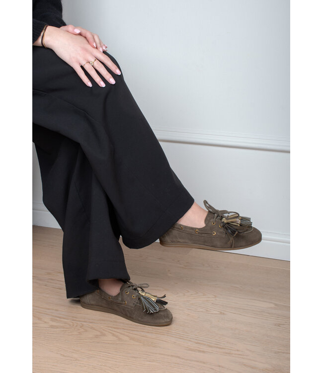 POELMAN LOAFERS (DONKER GROEN)