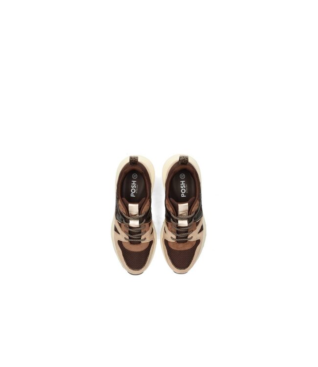 POELMAN SNEAKERS (BRUIN COMBI)