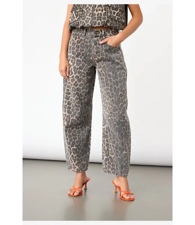 SISTERSPOINT BROEK (BRUIN COMBI)