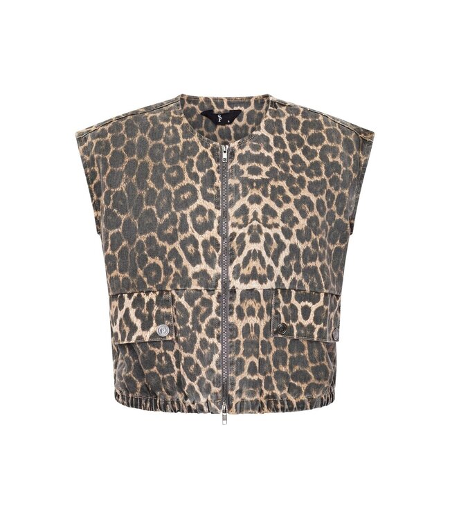 SISTERSPOINT GILET (BRUIN COMBI)