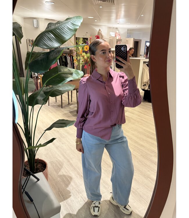 SISTERSPOINT BLOUSE (OUD ROSE)