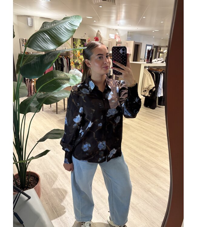 SISTERSPOINT BLOUSE (BRUIN COMBI)