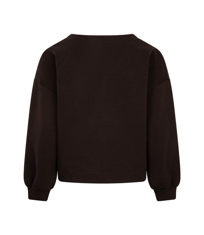 RED BUTTON SWEATER (BRUIN)