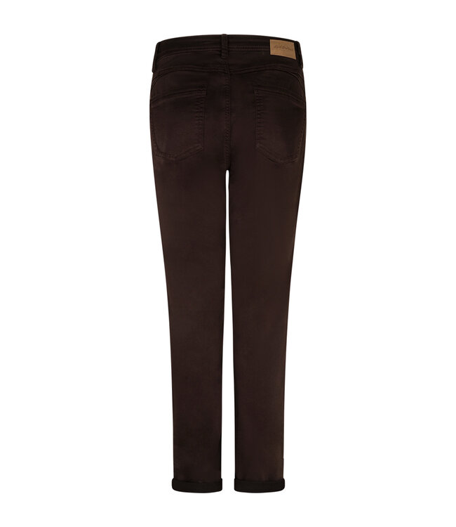 RED BUTTON BROEK (BRUIN)