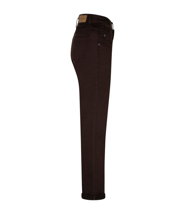 RED BUTTON BROEK (BRUIN)