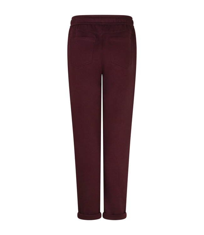 RED BUTTON BROEK (BORDEAUX)