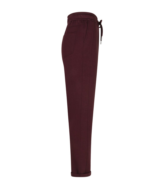 RED BUTTON BROEK (BORDEAUX)