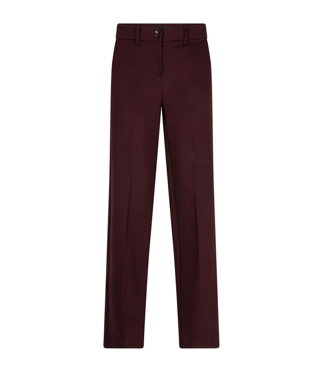 RED BUTTON BROEK (BORDEAUX)