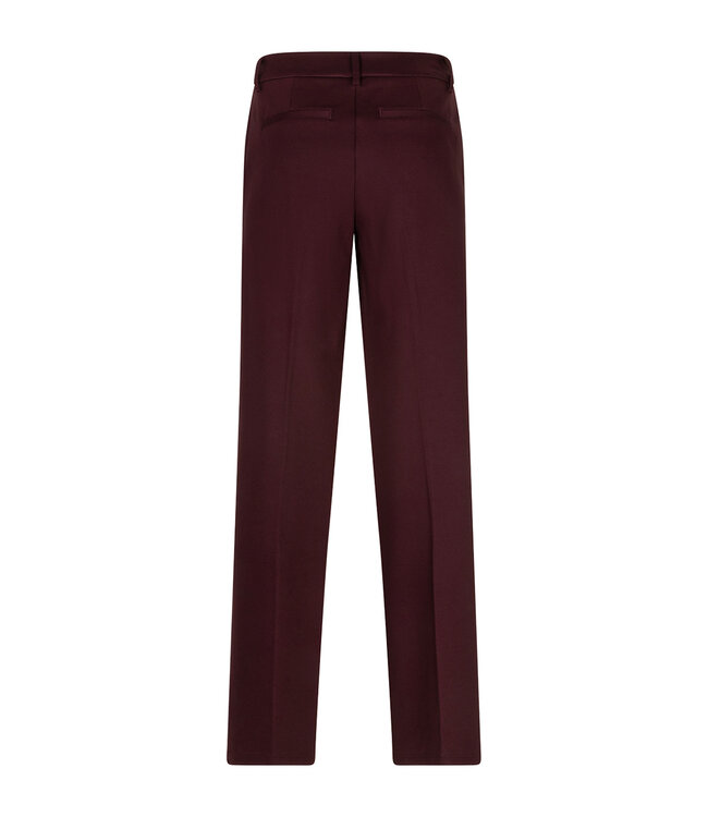 RED BUTTON BROEK (BORDEAUX)