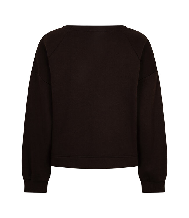 RED BUTTON SWEATER (BRUIN)