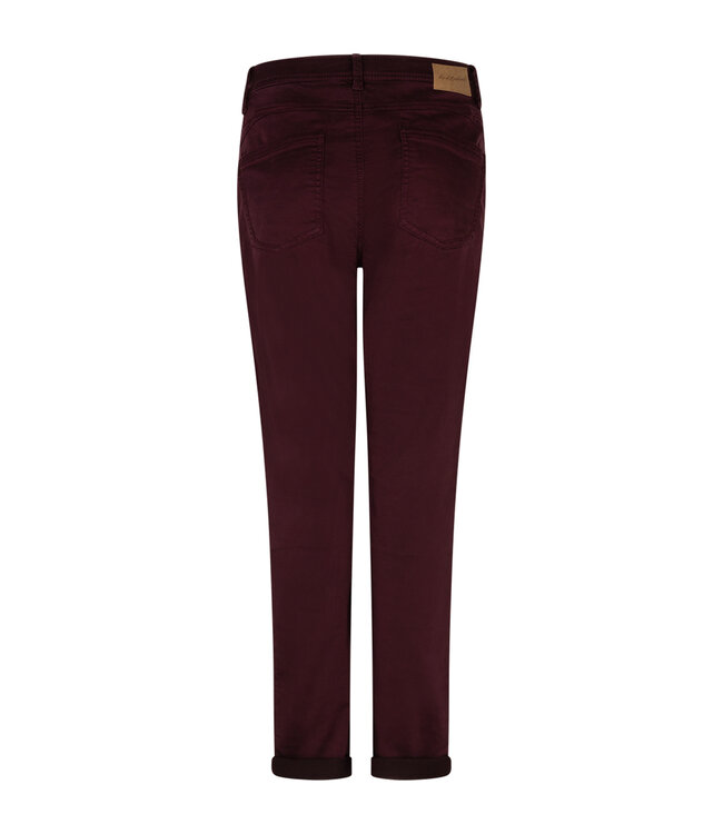 RED BUTTON BROEK (BORDEAUX)