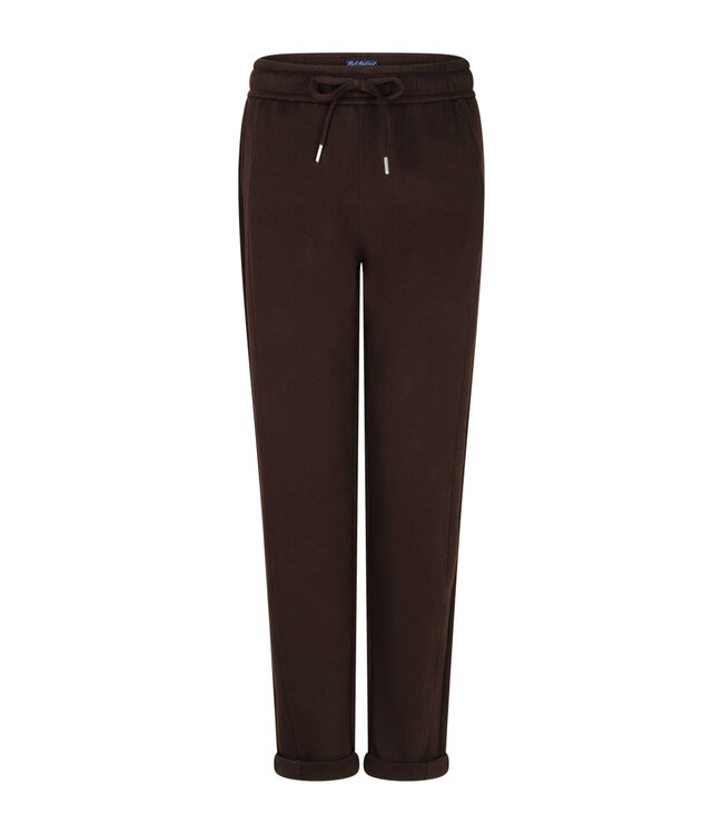 RED BUTTON BROEK (BRUIN)
