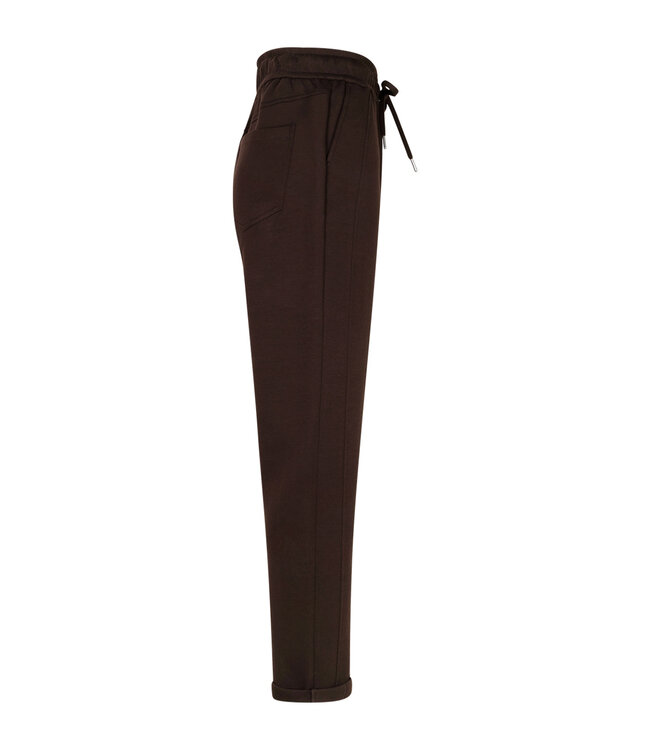 RED BUTTON BROEK (BRUIN)