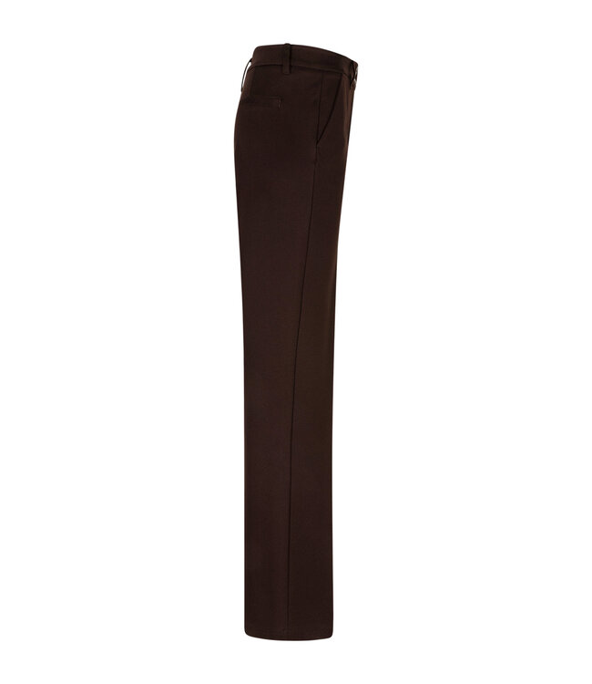 RED BUTTON BROEK (BRUIN)