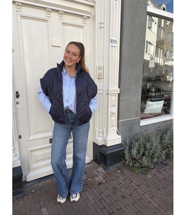 MITCH GILET (BLAUW)