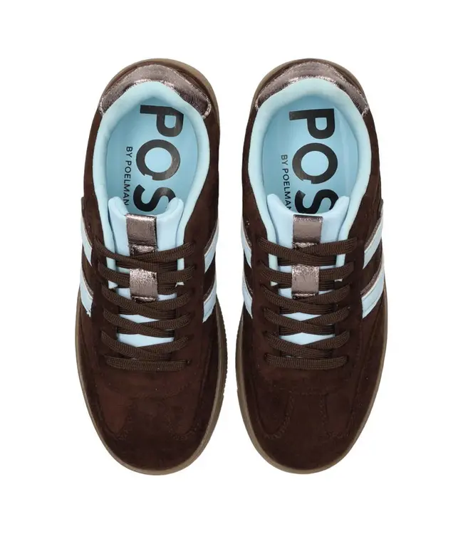 POELMAN SNEAKERS (BRUIN COMBI)