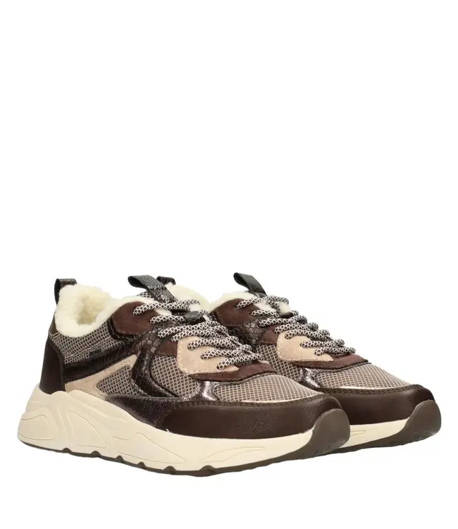 POELMAN SNEAKERS (BRUIN COMBI)