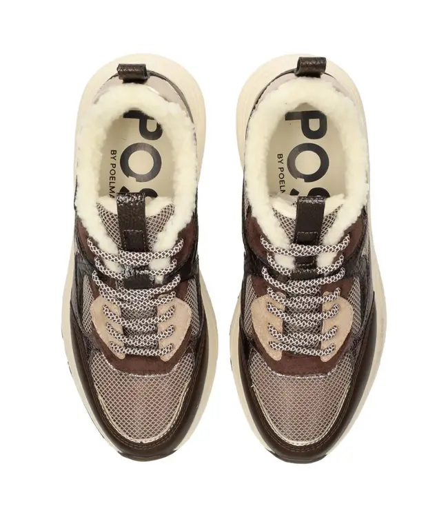 POELMAN SNEAKERS (BRUIN COMBI)