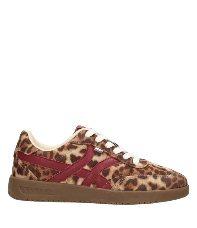 POELMAN SNEAKERS (ROOD COMBI)