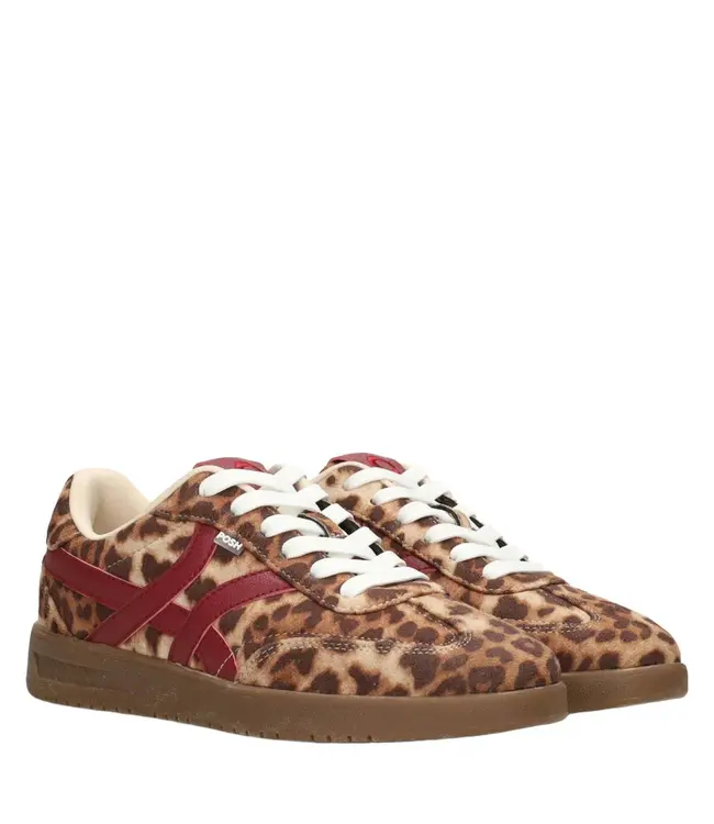 POELMAN SNEAKERS (ROOD COMBI)