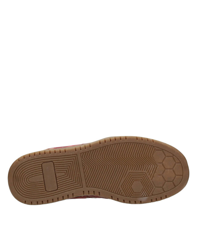 POELMAN SNEAKERS (ROOD COMBI)