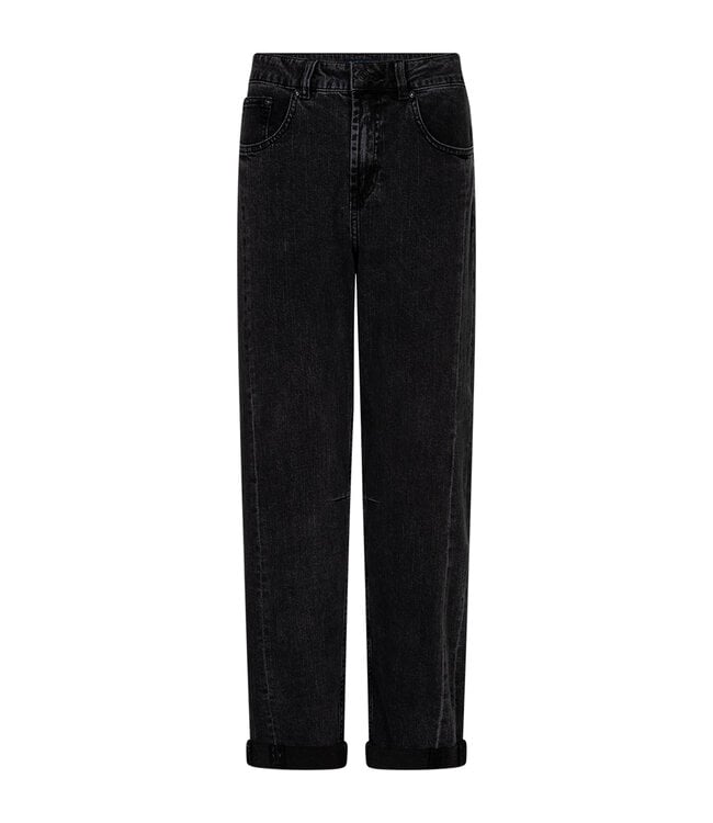 RED BUTTON BROEK (ZWART)