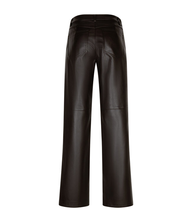 RED BUTTON BROEK (DONKERBRUIN)