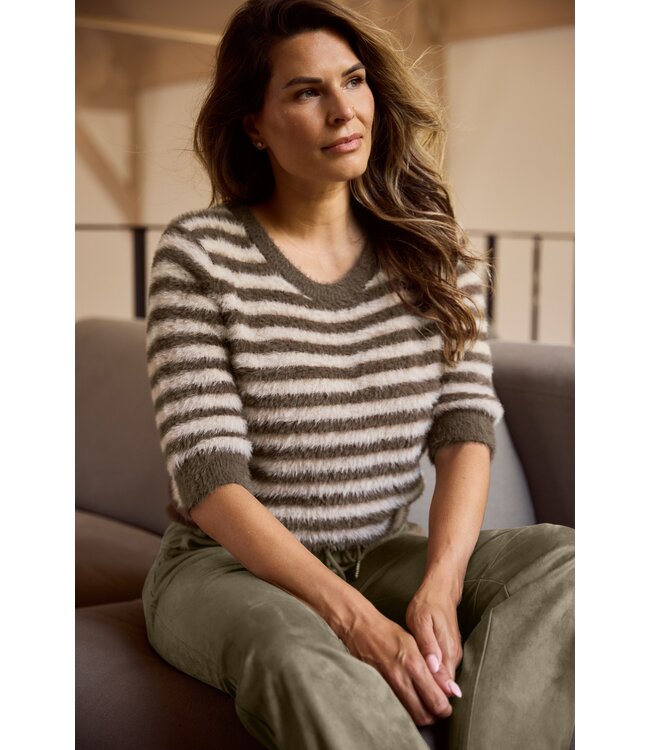 ZOSO SWEATER (GROEN COMBI)