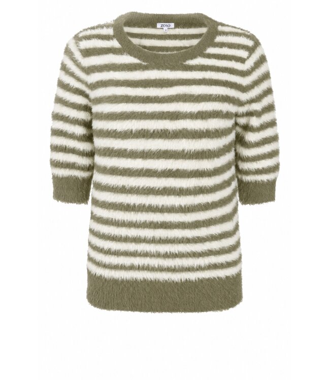 ZOSO SWEATER (GROEN COMBI)