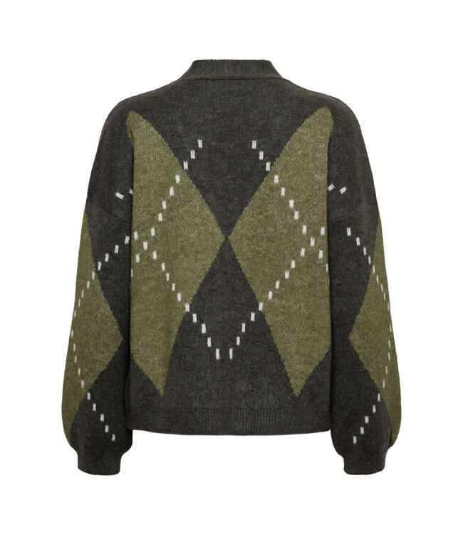 &CO WOMAN VESTEN (GROEN COMBI)