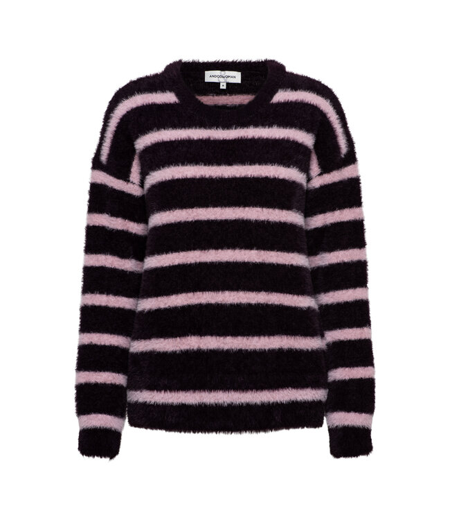 &CO WOMAN SWEATER (PAARS COMBI)