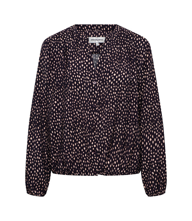&CO WOMAN BLOUSE (PAARS COMBI)