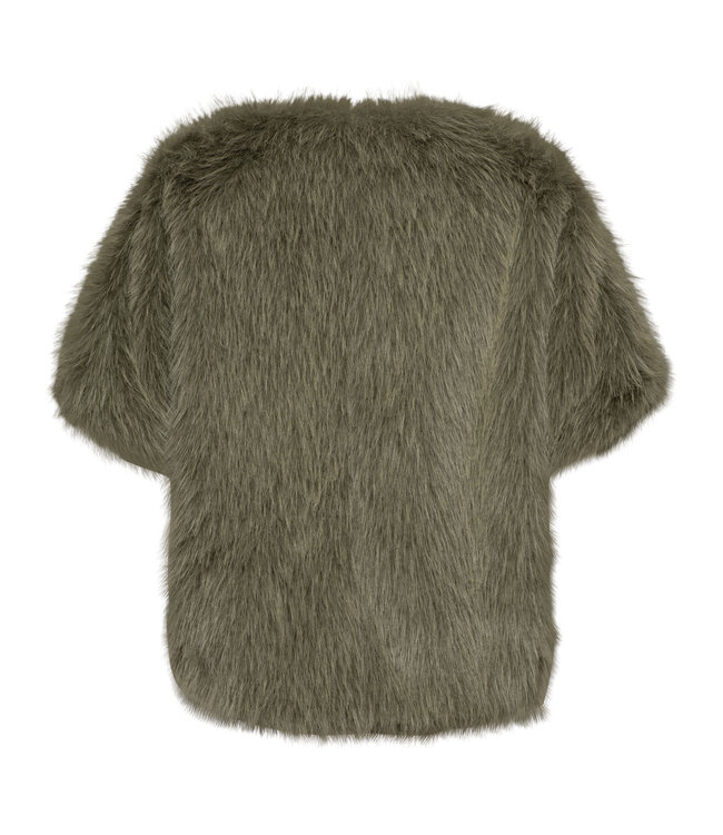 &CO WOMAN GILET (DONKER GROEN)