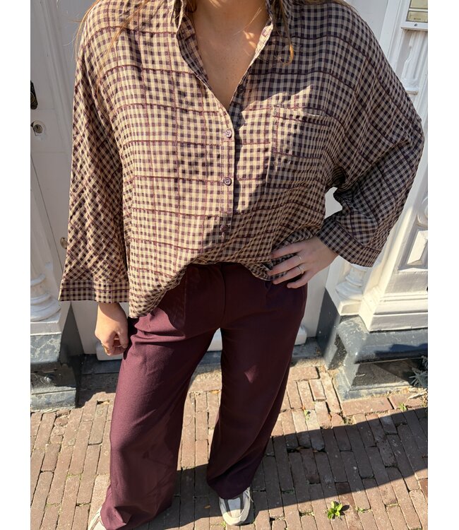 MITCH BLOUSE (BRUIN COMBI)