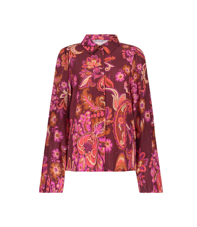 GEISHA BLOUSE (FUCHSIA)
