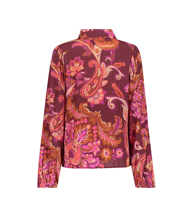 GEISHA BLOUSE (FUCHSIA)